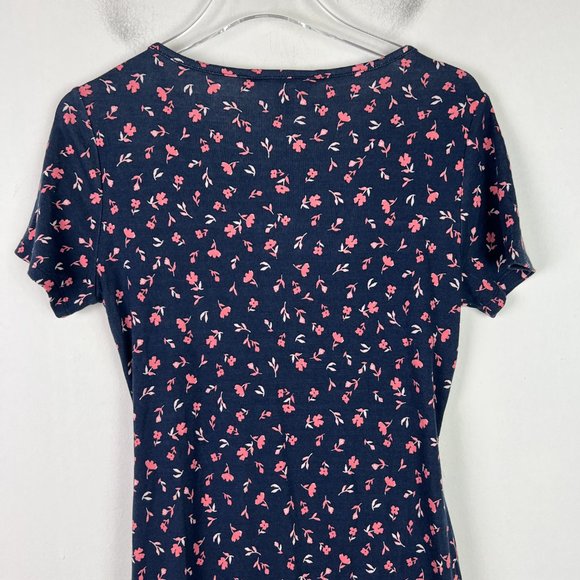 NWT Stitch Fix 41 Hawthorn Brigitte Knit Dress Ditsy Floral Navy Size Medium M - Picture 9 of 10